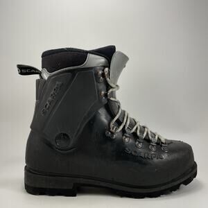 Scarpa Inverno Mountaineering Double Boot Mens Size 9 Black Insulated Vibram WP